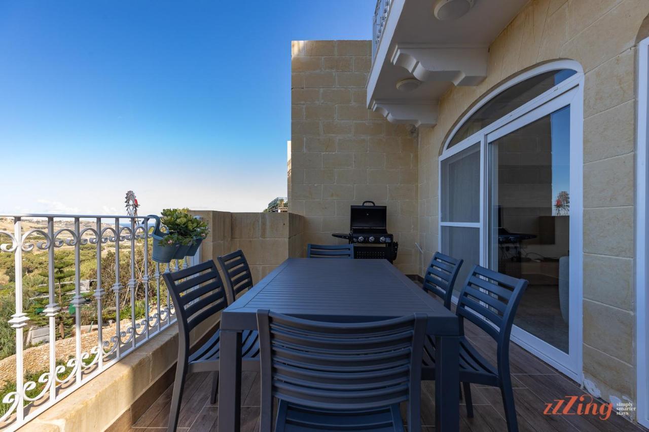 Gozo - Apartment With Stunning Views & Shared Pool Xagħra Εξωτερικό φωτογραφία