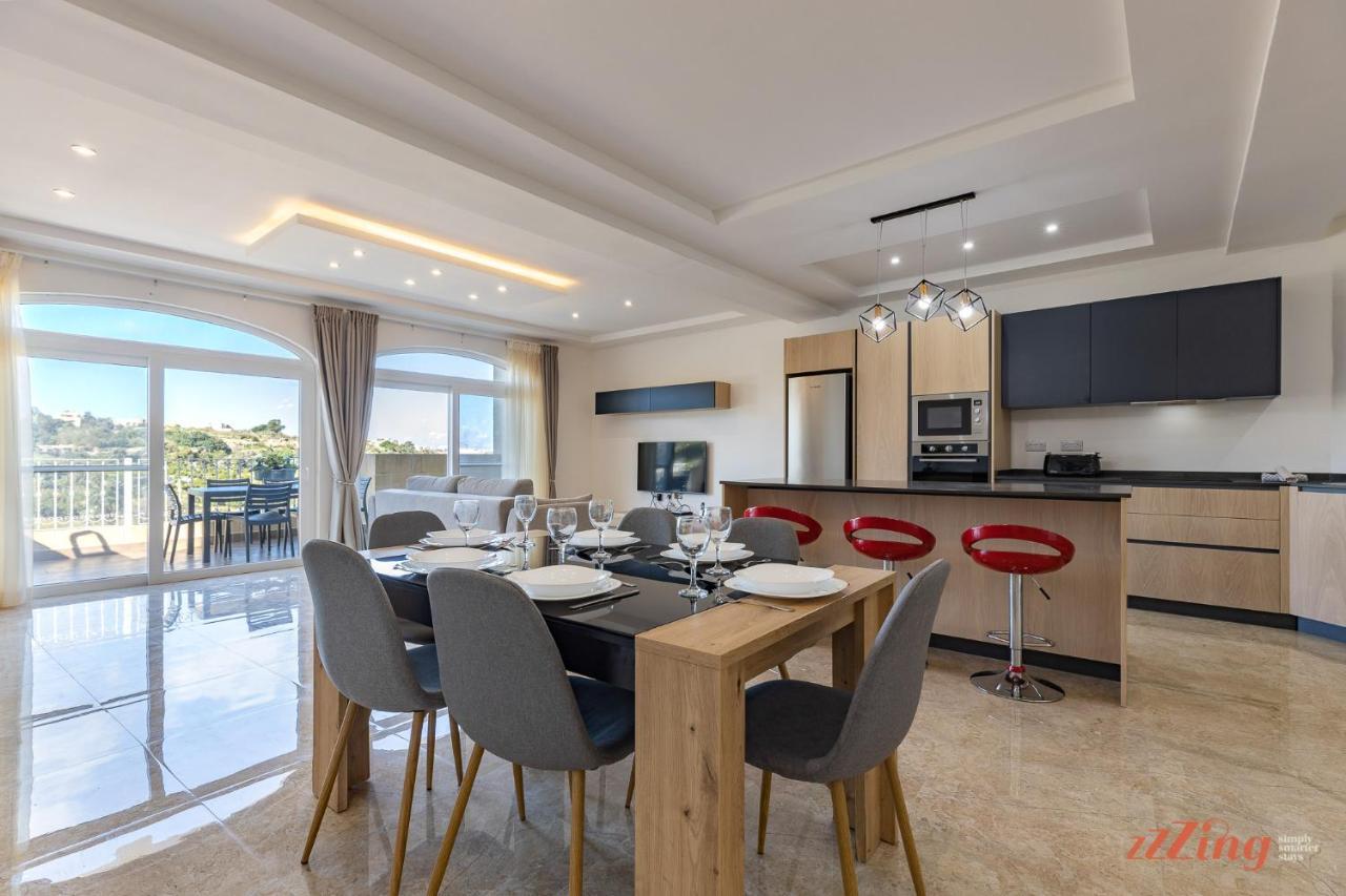 Gozo - Apartment With Stunning Views & Shared Pool Xagħra Εξωτερικό φωτογραφία