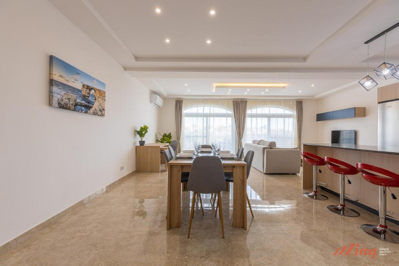 Gozo - Apartment With Stunning Views & Shared Pool Xagħra Εξωτερικό φωτογραφία